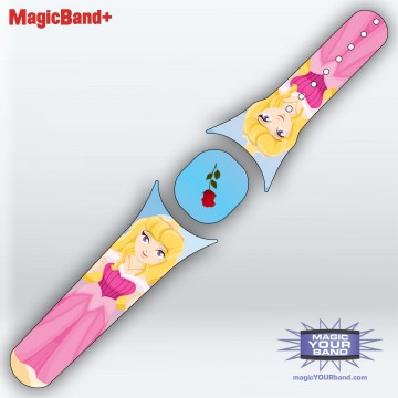 Fairytale Princess in Pink MagicBand+ Skin