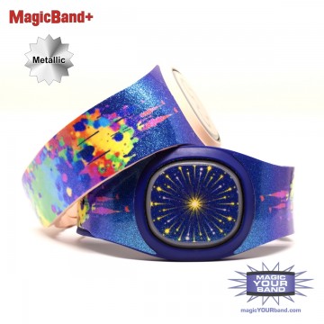Ultra Glitter Painted Castle MagicBand+ Skin (Limited Release)