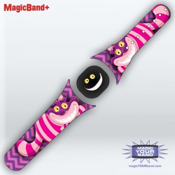 Wide Smiling Cat MagicBand+ Skin