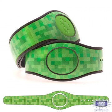 Minecraft (Green) MagicBand 2 Skin