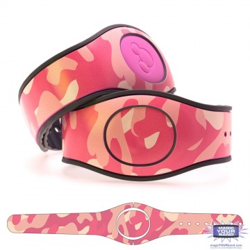 Camouflage Pattern (Rose) MagicBand 2 Skin