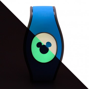 Glow in the Dark with Cut Out Ears Icon Disk Stickers
