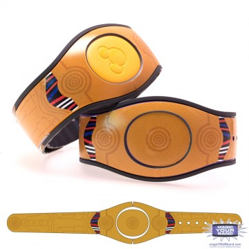 Golden Droid MagicBand 2 Skin