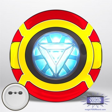 Iron Man Personalizable Park Button