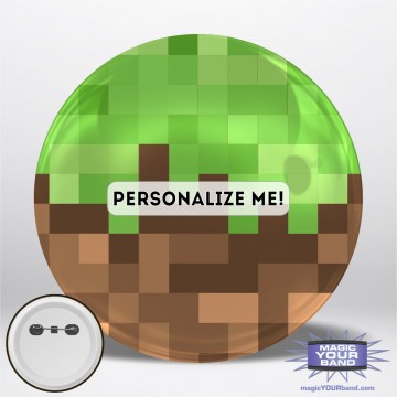 Minecraft Style Personalizable Park Button
