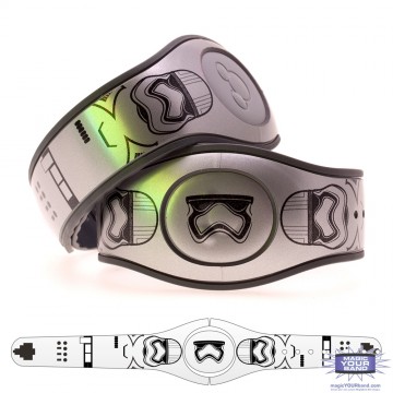 First Order Captain Silver Gloss MagicBand 2 Skin