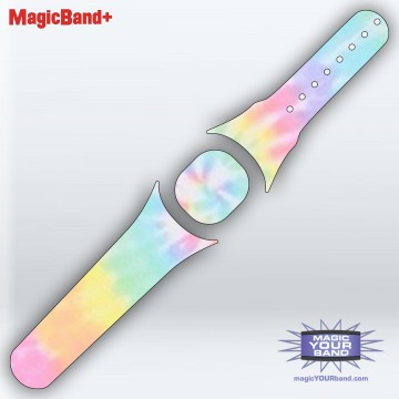 Pastel Tie Dyed MagicBand+ Skin