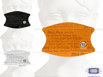 DIS Exclusive 'Quotes' Face Mask - Personalized