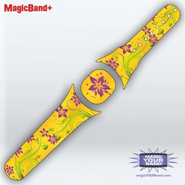 Spring Flowers Series 2 - Yellow Flowers MagicBand+ Skin
