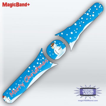 Snowman Merry Christmas MagicBand+ Skin