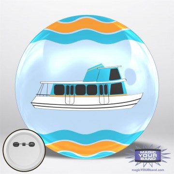 Transport Series Seven Seas Cruiser Personalizable Park Button