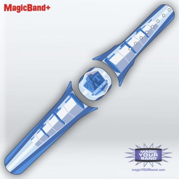 Transportation Series - Highway in the Sky Blue MagicBand+ Skin