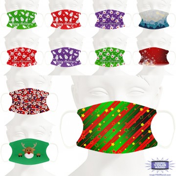 Christmas Designs Face Mask - Personalized